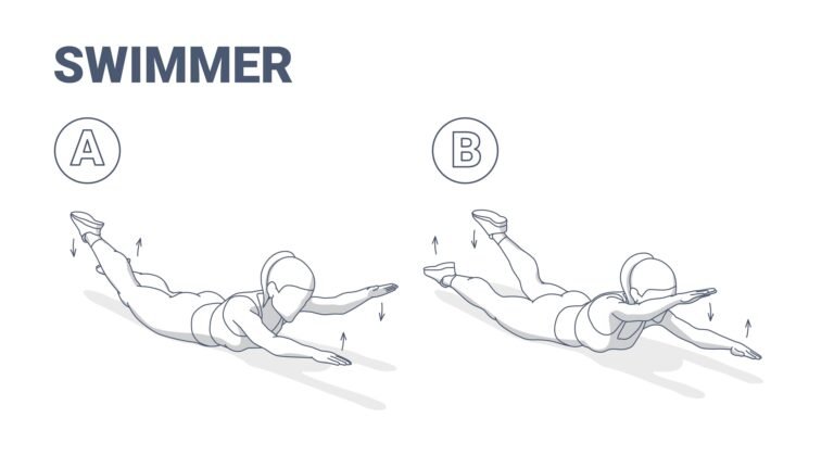Exercice Swimmer : Renforcez Votre Dos avec Efficacité