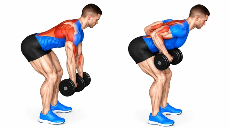 Rowing haltère en appui sur un banc, un bras en flexion