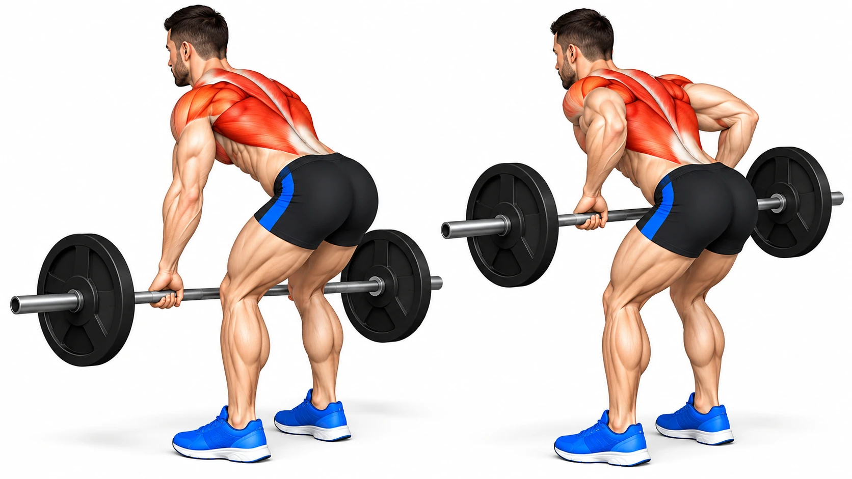 Rowing barre : technique, muscles sollicités et programme complet