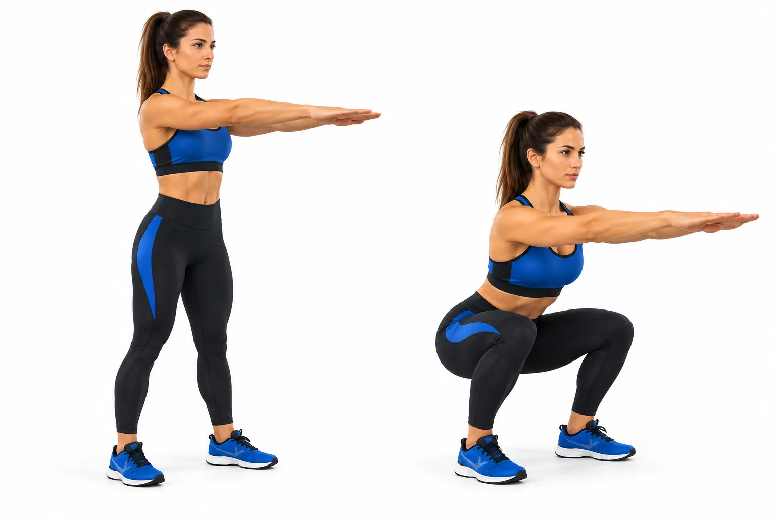 Squat au poids du corps : technique, muscles sollicités et programme de progression